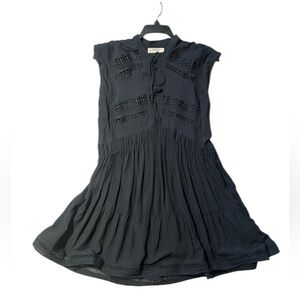 Lucky Brand Black Lace Detail Dress Size L